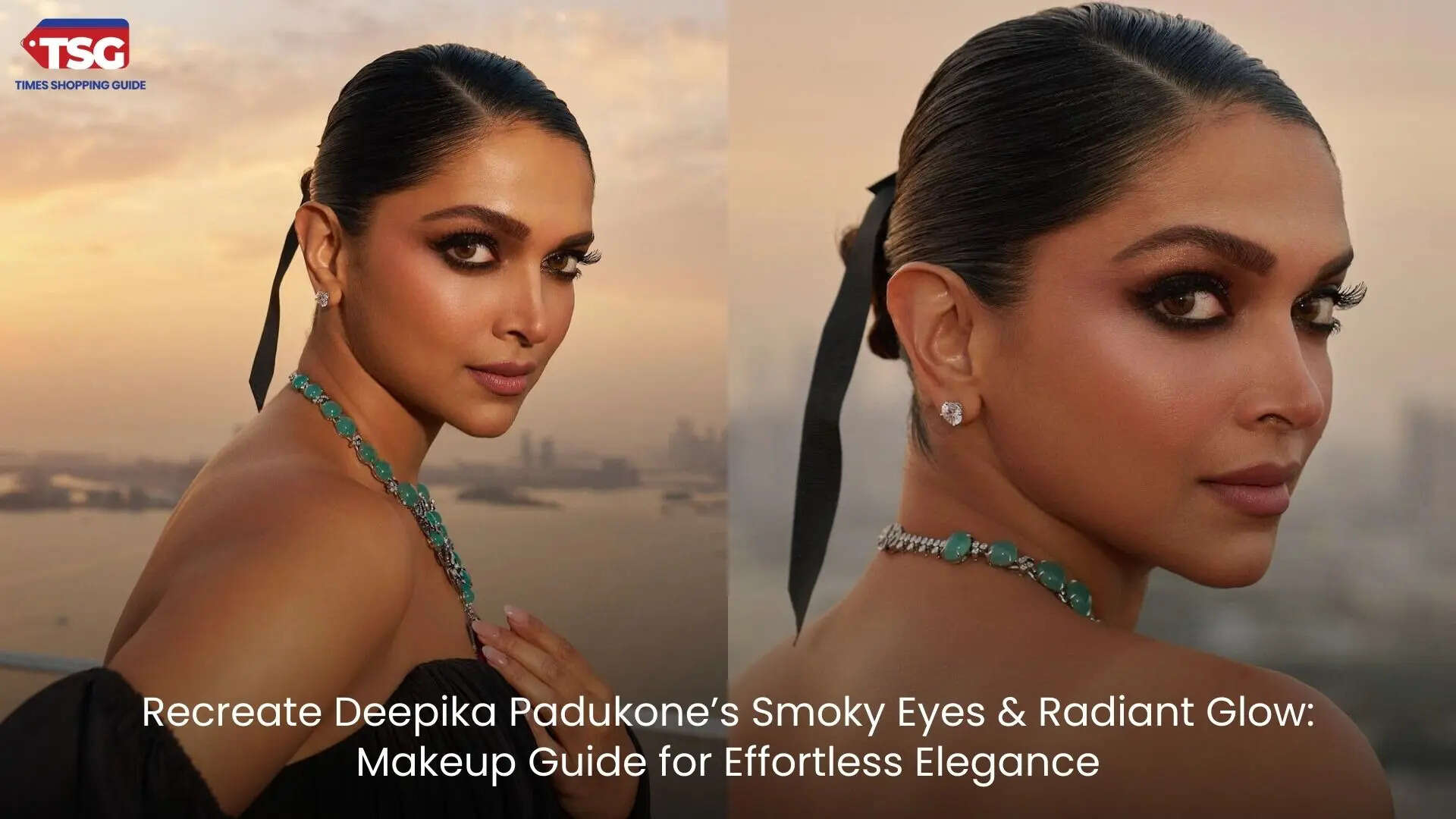 Glow Like Deepika Achieve Her Smoky Eyes  Natural Glam 