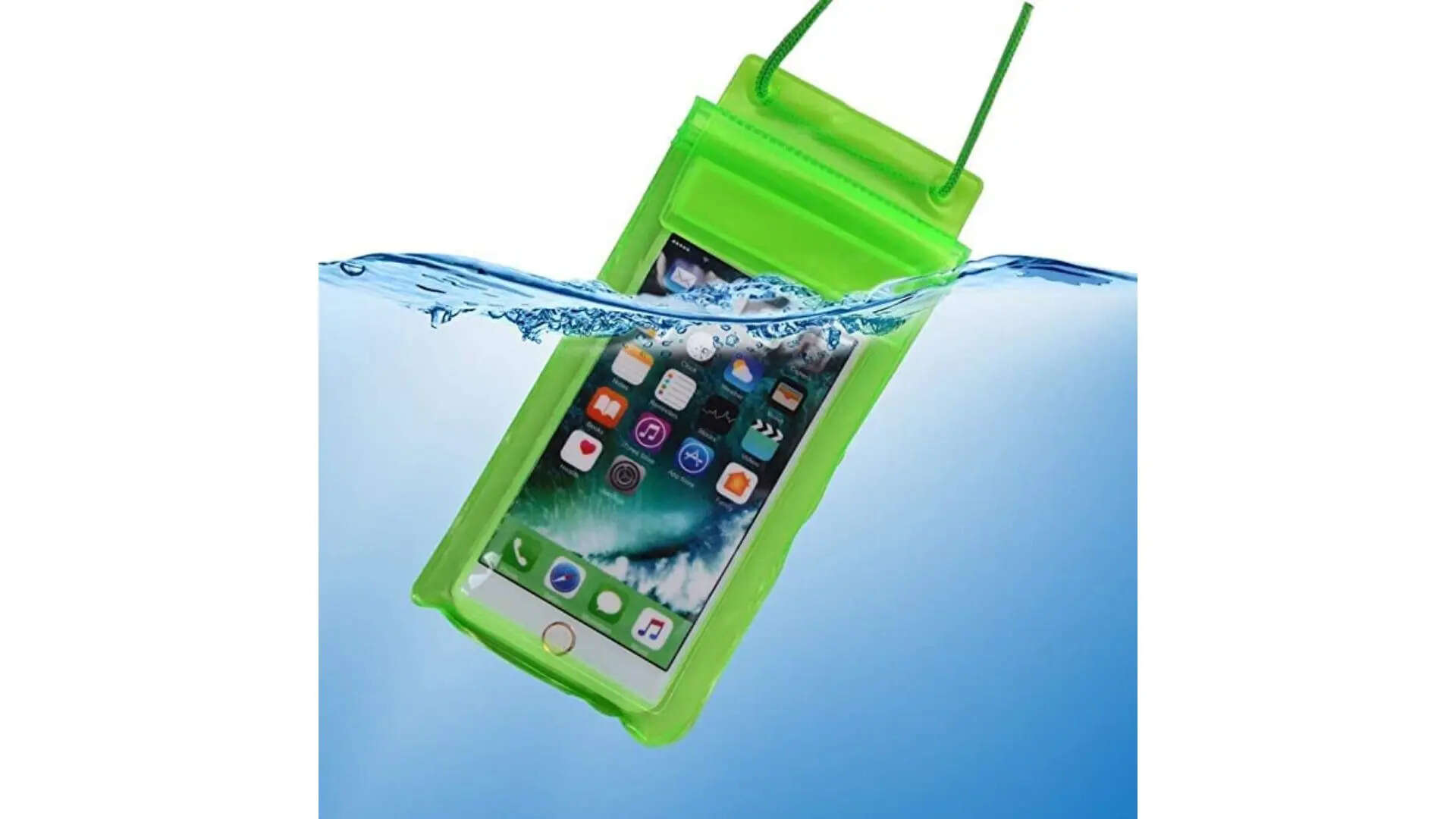 BLAXSTOC PVC D-678 Waterproof Sealed Transparent Mobile Cover