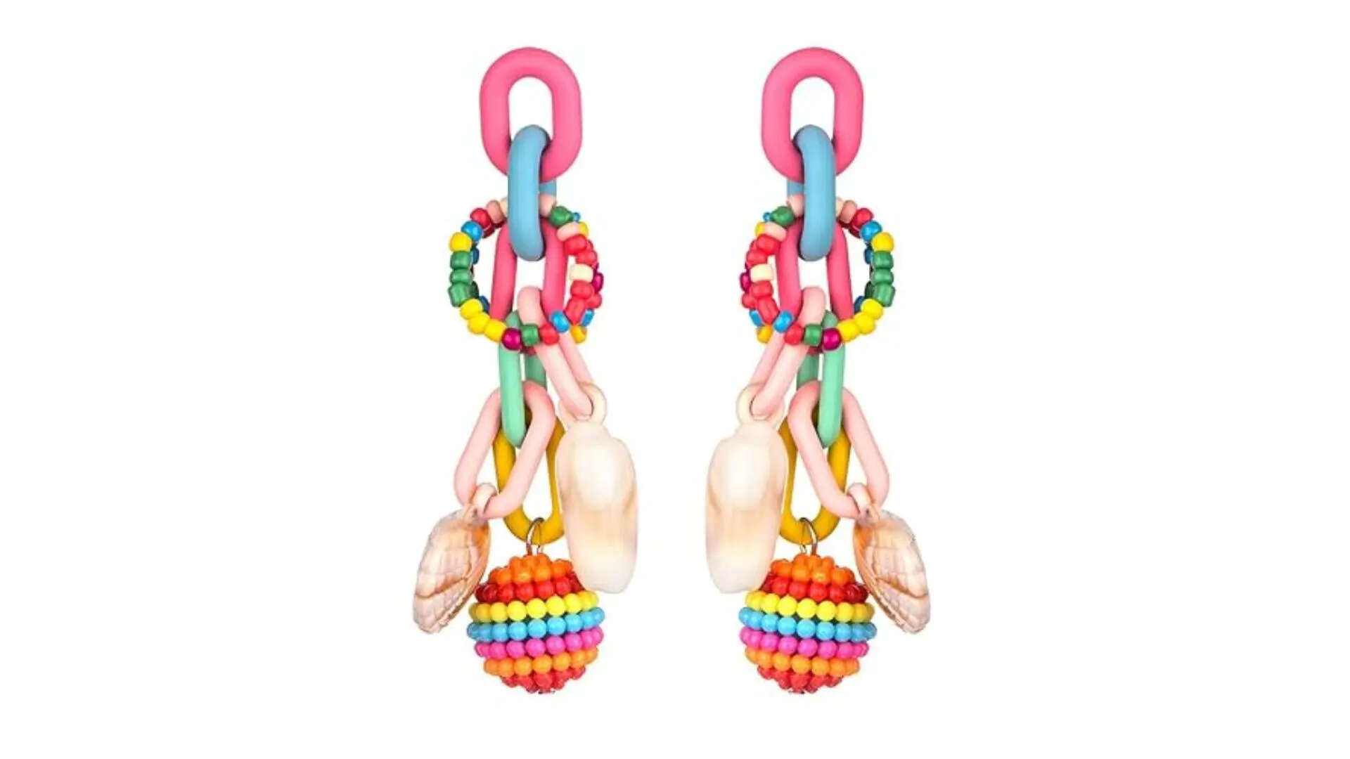 Yellow Chimes Earrings for Women