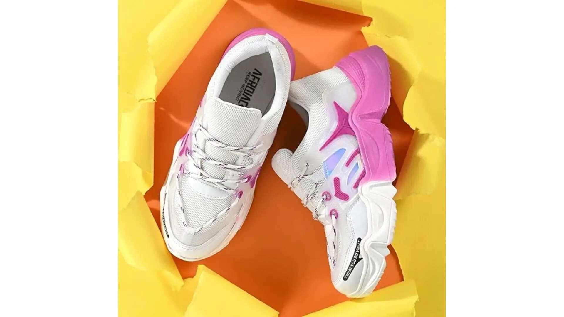 Colour-Block Chunky Sneakers