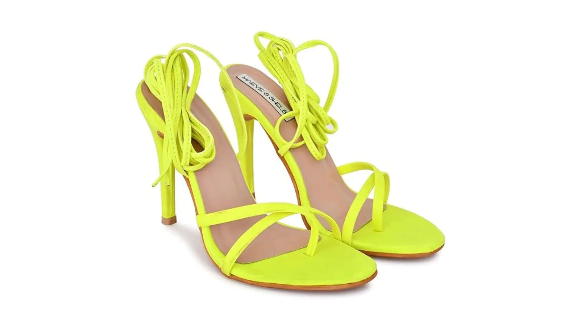  Neon Green Stiletto Heels