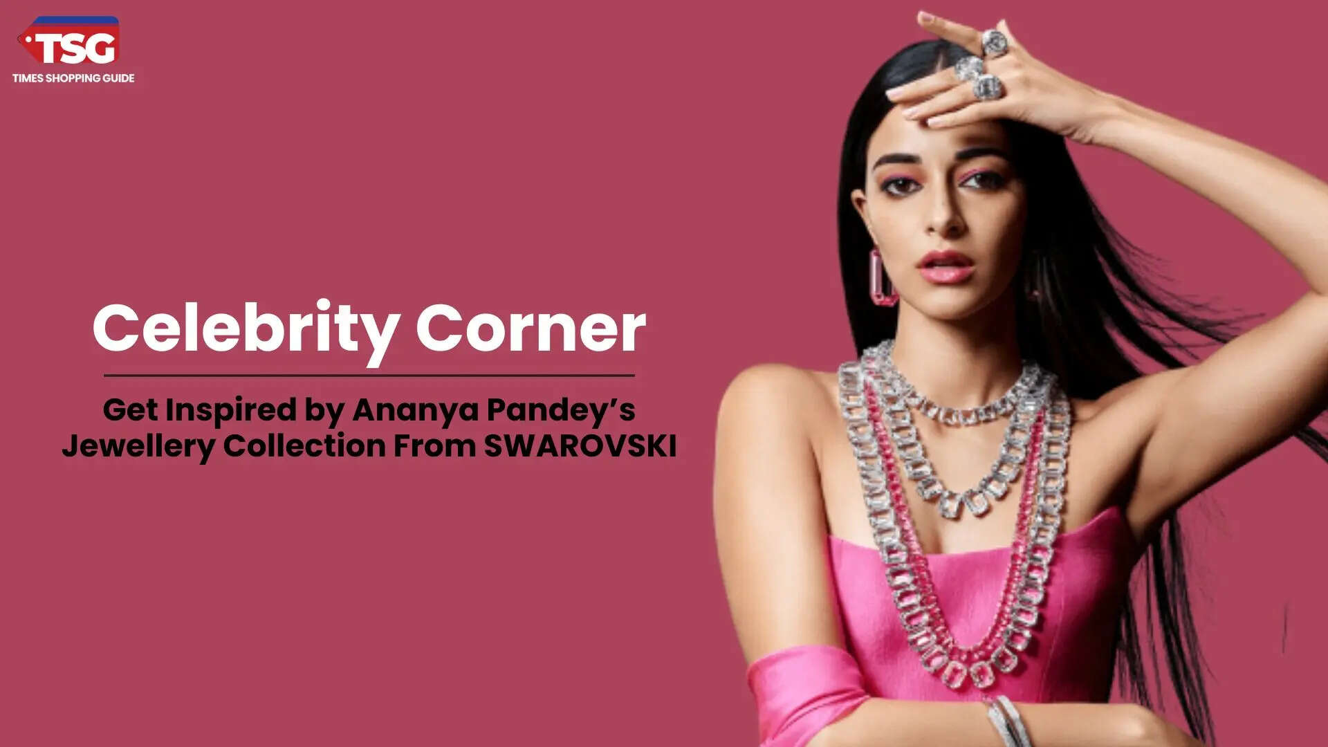 Glow Like Never Before with Ananya Pandays Swarovski-Inspired Elegance