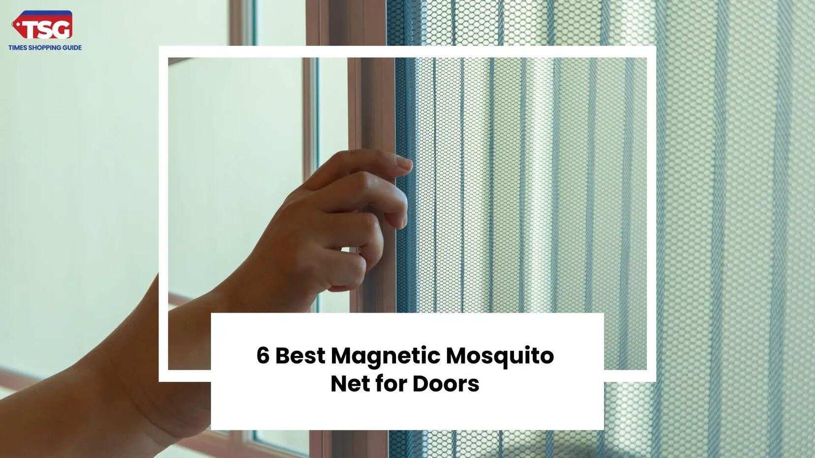 6 Magnetic Mosquito Net for Doors