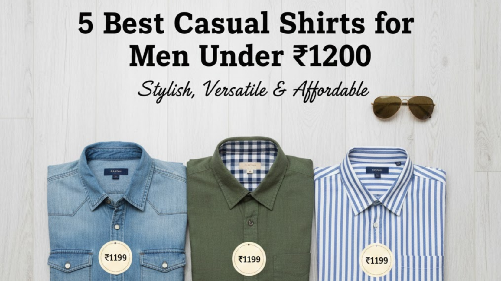 Best Casual Shirts for Men Under 1200 Top 5 Stylish and Comfortable Picks in 2026