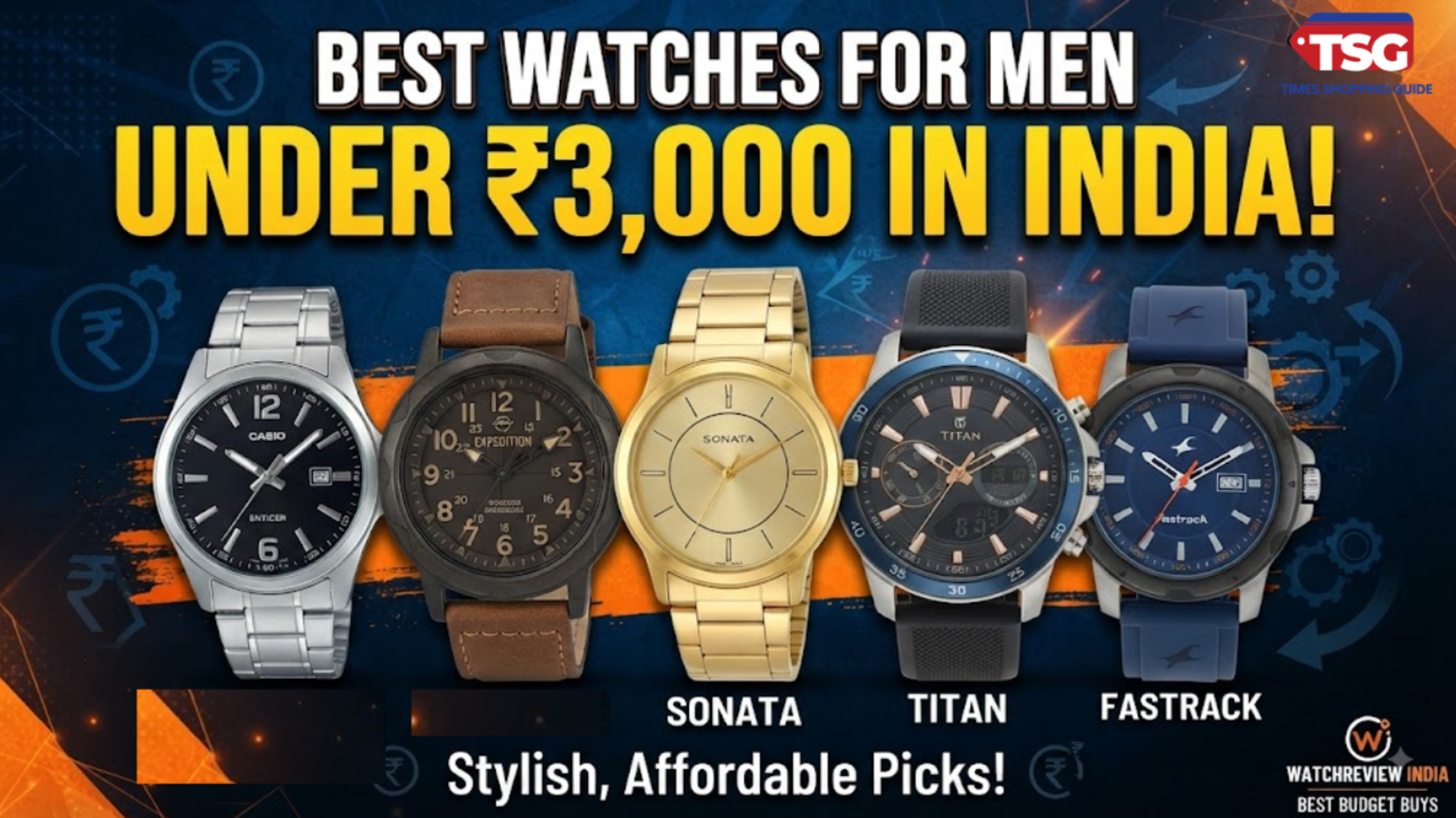 Best Watches for Men Under 3000 in India Top Stylish and Affordable Picks