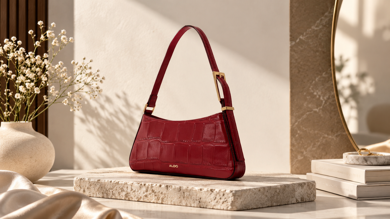 ALDO Women Shoulder Bag with Adjustable Strap