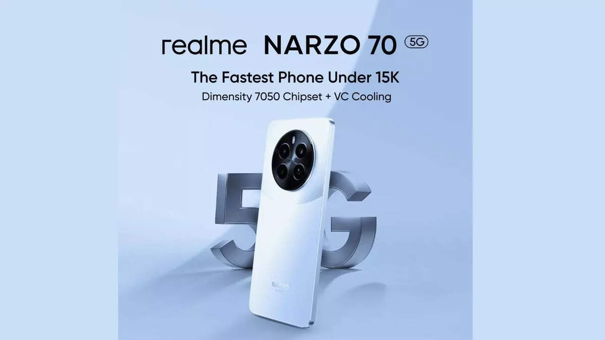 Realme Narzo 70 5G Launching on April 24 in India
