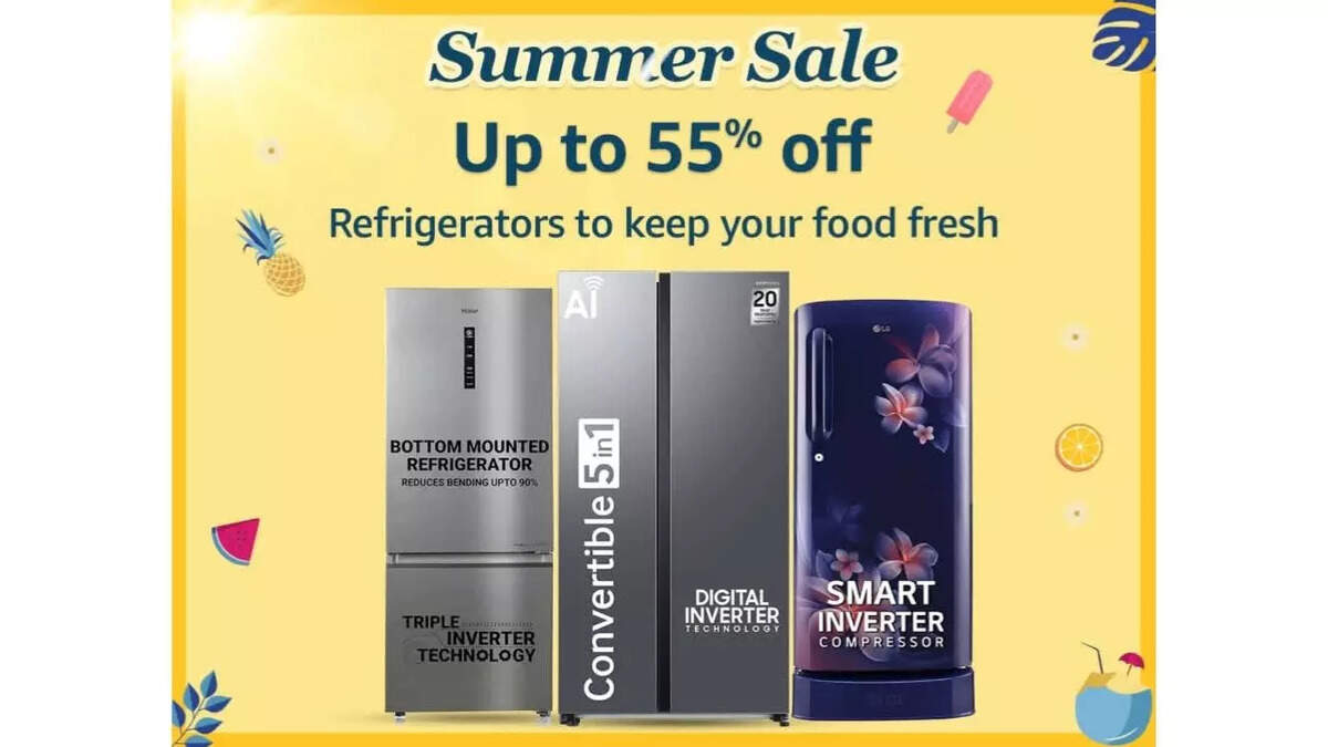 Amazon Summer sale: Up to 55% off on refrigerators