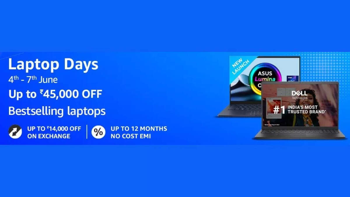 Amazon Sale 2024: Get Branded Laptops at Up to 45000 Discount During the Laptop Days Sale