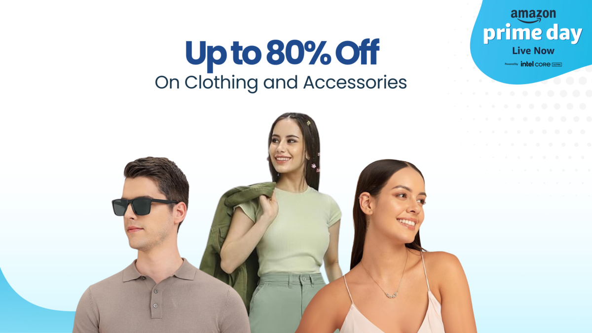 Amazon Prime Day Sale 2024: Get Clothing and Accessories at Up to 80% Discount