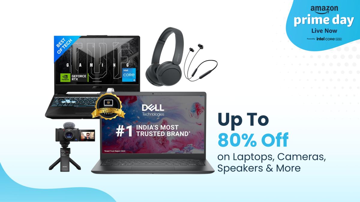 Up to 80% off on laptops, camera, and more