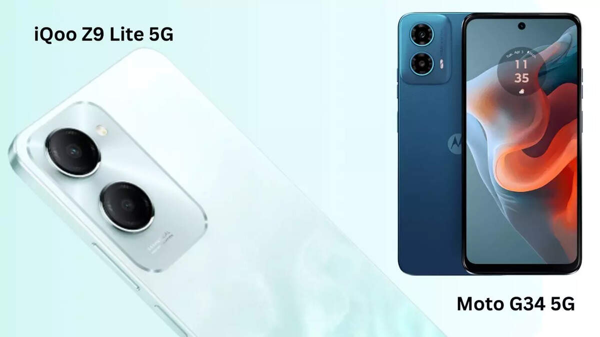 iQoo Z9 Lite vs Moto G34: Budget-Friendly 5G Phones Under 15,000 Comparison