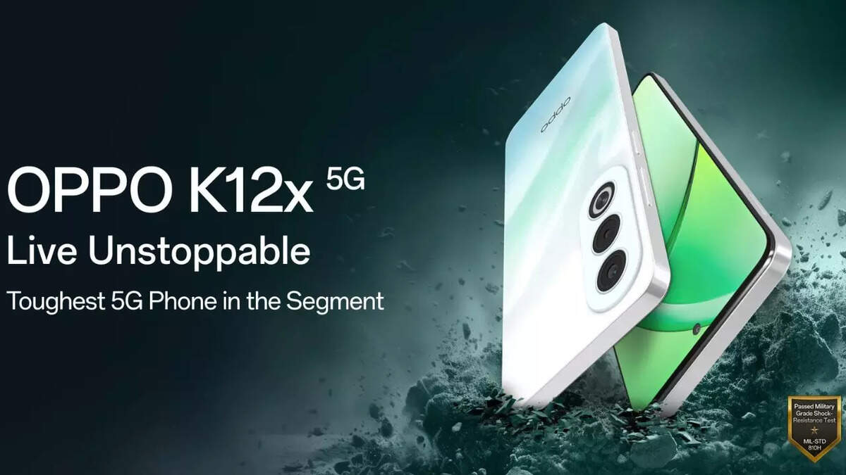 Oppo K12x 5G Launched in India with Military-Grade Body and 5100mAh Battery