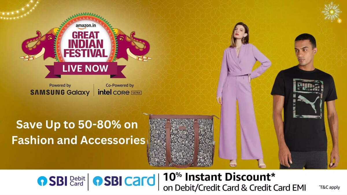 Amazon Great Indian Sale Offers: Save Up to 50-80% on Fashion and Accessories