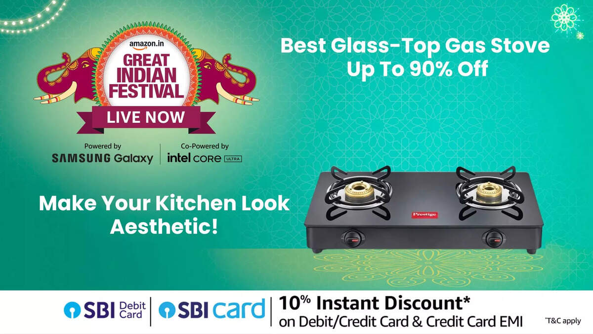 glass-top gas stoves at up tp 90% off