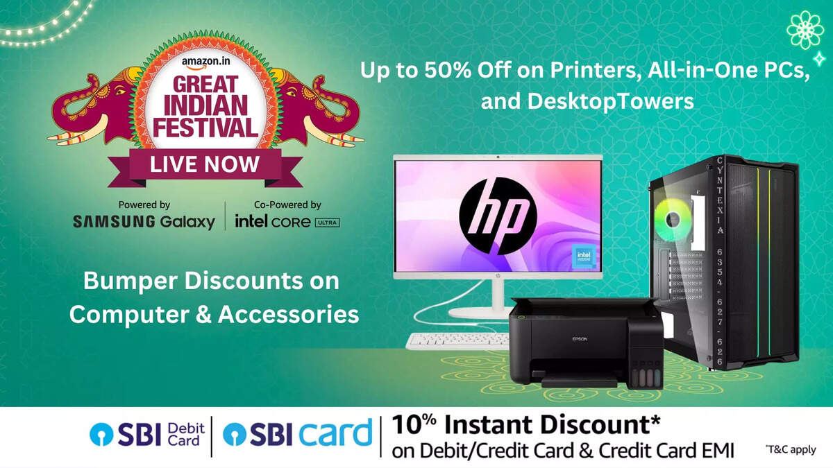 Amazon Great Indian Sale 2024: Up to 50% Off on Printers, All-in-One PCs, and DesktopTowers