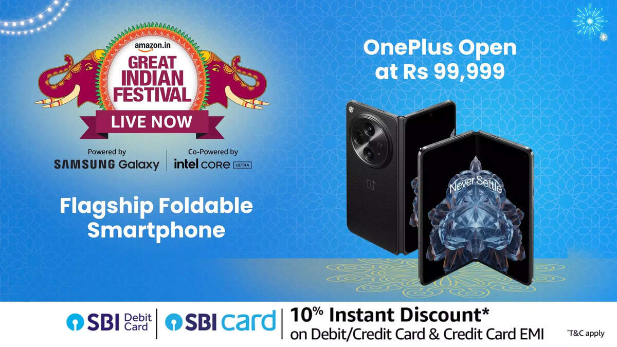 OnePlus Open is Available at Rs 99,999: A Flagship Foldable Smartphone Under 1 Lakh on the Great Indian Sale
