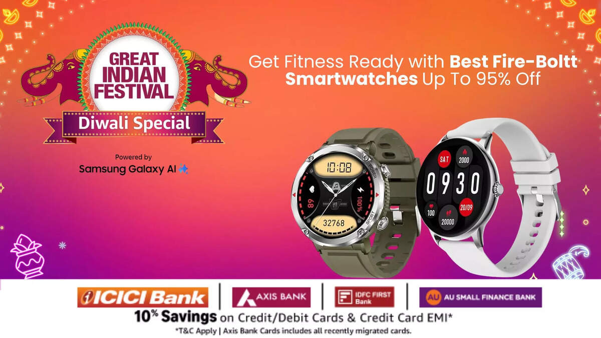 Amazon Great Indian Festival Diwali Special: Grab Up To 95% Off on Best Fire-Boltt Smartwatches