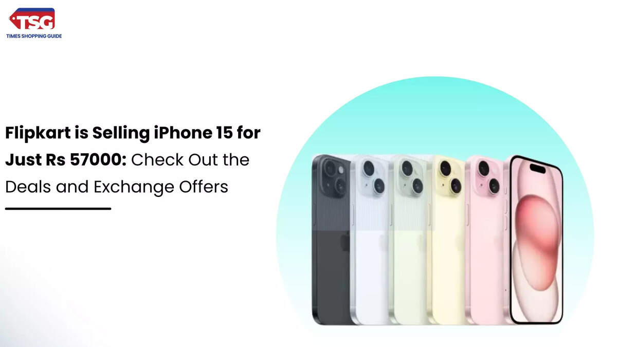 Flipkart is Selling iPhone 15 for Just Rs 57000: Check Out the Deals and Exchange Offers