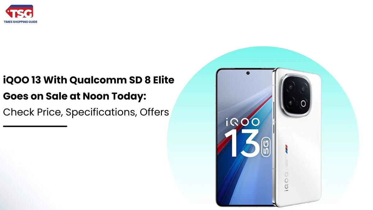 iQOO 13 With Qualcomm SD 8 Elite Goes on Sale at Noon Today: Check Price, Specifications, Offers