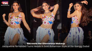 Jacqueline Fernandez Stuns in Bold Bohemian Fashion at Da-Bangg Dubai Tour  Get Her Makeup Look