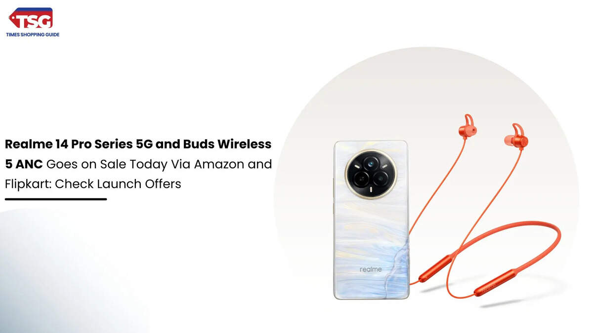 Realme 14 Pro Series 5G and Buds Wireless 5 ANC Goes on Sale Today Via Amazon and Flipkart Check Launch Offers