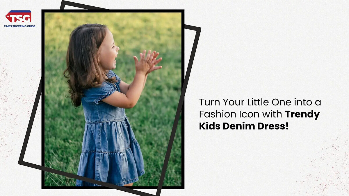 Stylish Kids Denim Dresses Online