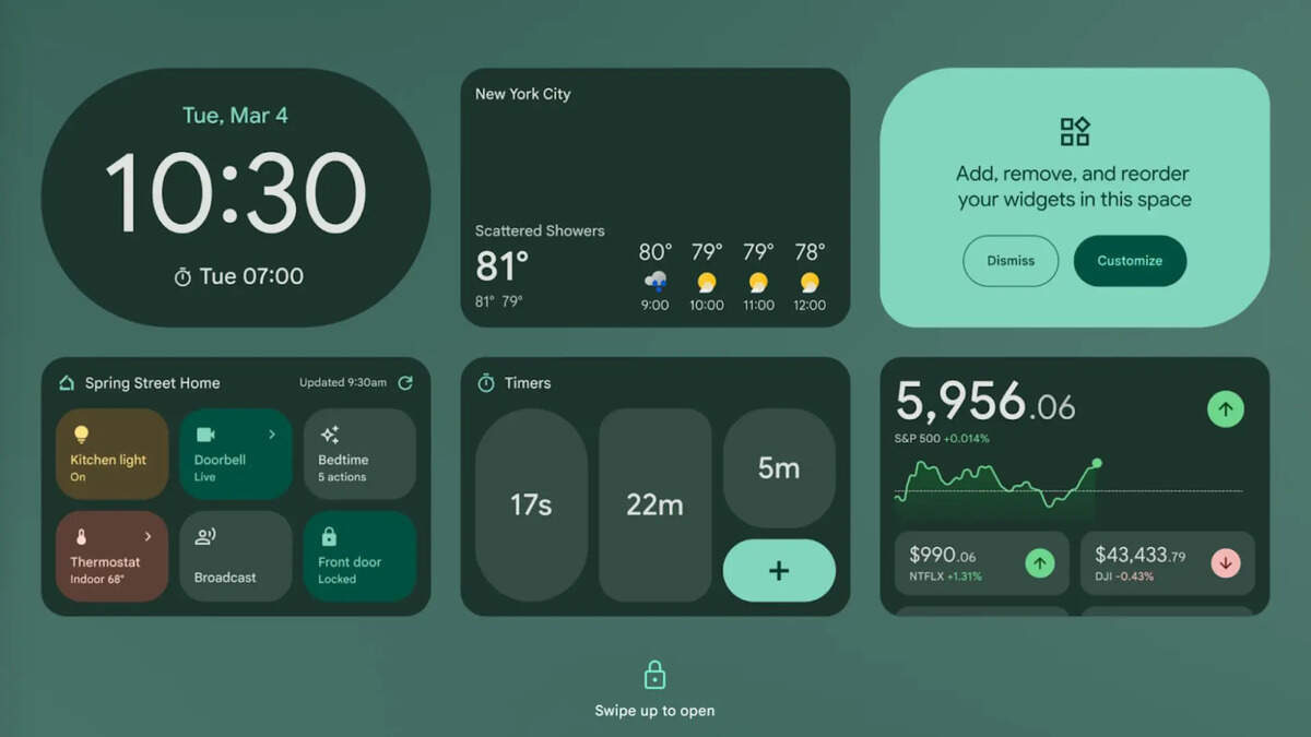 Lock Screen Widget