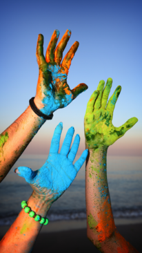 Celebrate with Colors Cute  Heartfelt Holi Greetings