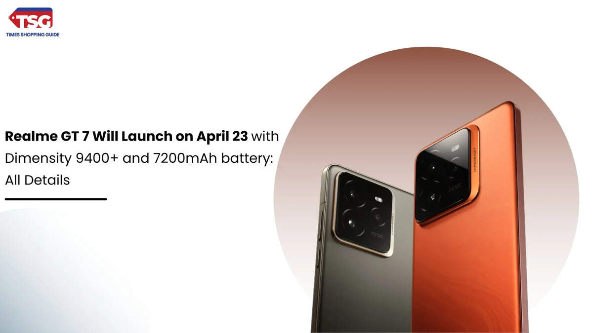 Realme GT 7 Will Launch on April 23 with Dimensity 9400+ and 7200mAh battery All Details