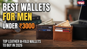 Best Wallets for Men Under Rs 3000 Top Leather Bi-Fold Wallets to Buy in 2026