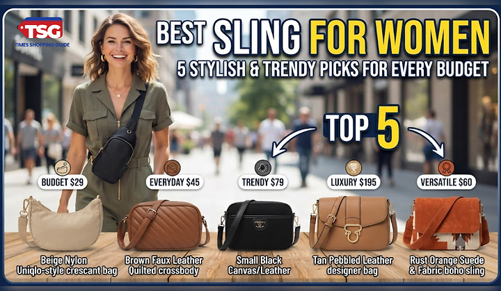 Best Sling Bags for Women: 5 Stylish and Trendy Picks for Every Budget