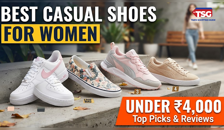 Best Casual Shoes for Women Under ₹4,000: Stylish Sneakers for Everyday Wear