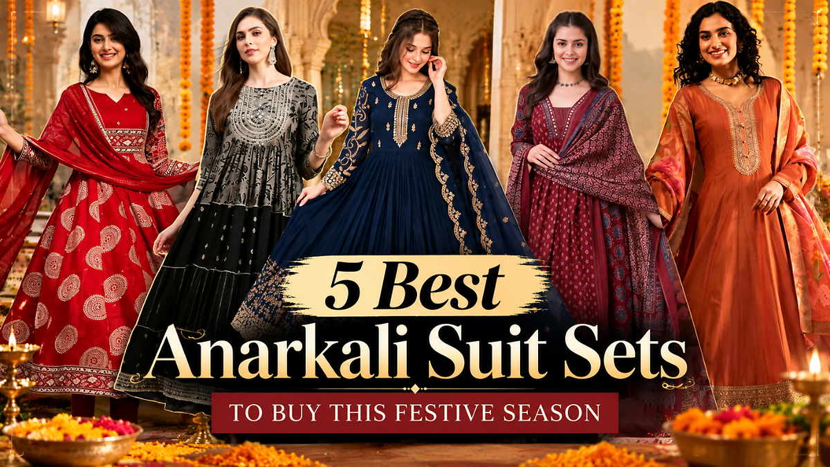Best Anarkali Suit Sets to Buy This Festive Season