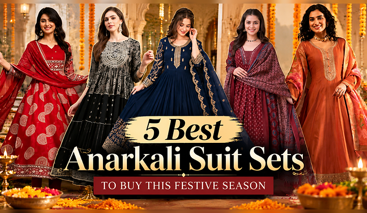 Best Anarkali Suit Sets to Buy This Festive Season